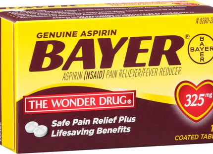 bayer the wonder drug, pain relief plus, tablets, 25 count