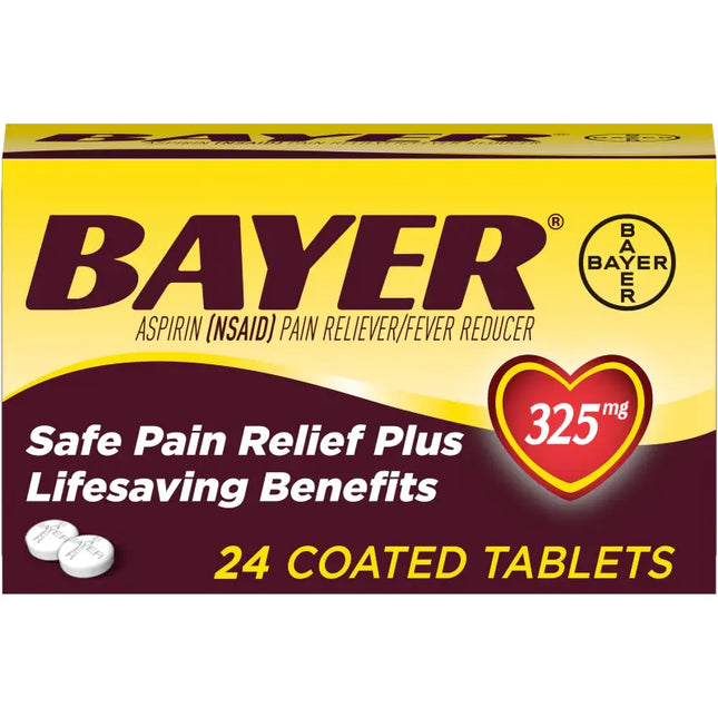 bayer safe pain relief plus lifesaving tablets