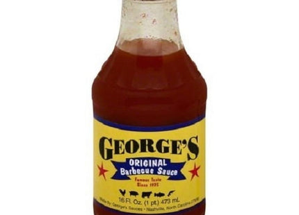 George’s Natural Sauces Original Barbecue Sauce Gluten Free 16oz (12 Pack) - Food & Beverages > Condiments Marinades