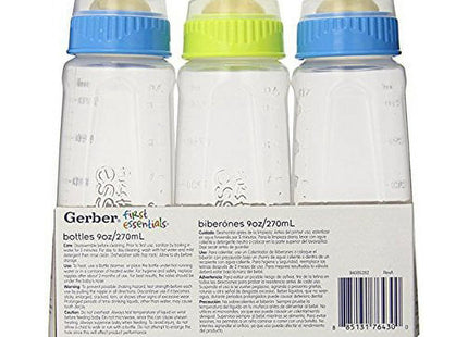 Gerber First Essentials Clearview Bottle Assorted with Latex Nipple (12 Pack) - Baby & Toddler > Nursing Feeding Nipples