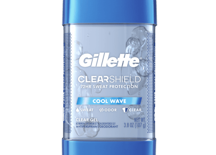 Gillette Anti-Perspirant Deodorant Clear Gel Cool Wave 3.8 oz (2 Pack) - Personal Care > Bath & Body