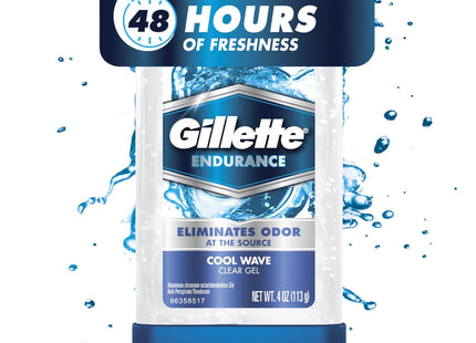 Gillette Anti-Perspirant Deodorant Clear Gel Cool Wave 3.8 oz (2 Pack) - Personal Care > Bath & Body