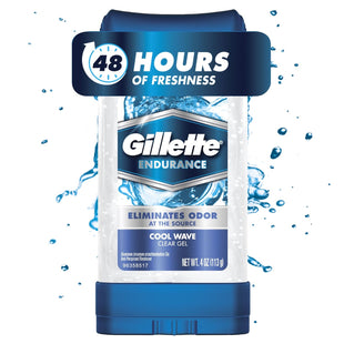 Gillette Anti-Perspirant Deodorant Clear Gel Cool Wave 3.8 oz (2 Pack) - Personal Care > Bath & Body