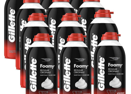 Gillette Foamy Classic Shave Foam Cream for Men Original Scent 11oz (24 Pack) - Personal Care > Shaving & Grooming