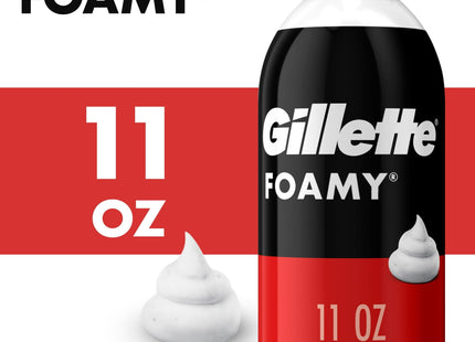 Gillette Foamy Classic Shave Foam Cream for Men Original Scent 11oz (24 Pack) - Personal Care > Shaving & Grooming