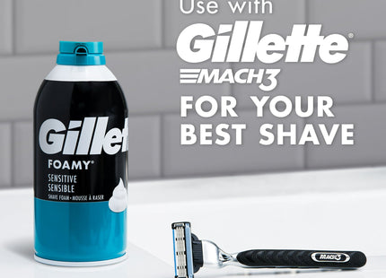 Gillette Foamy Sensitive Shave Foam Aerosol Men Skin 11oz - Personal Care > Shaving & Grooming Creams Foams Gels