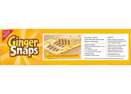 ginger snaps lemon ginger bar