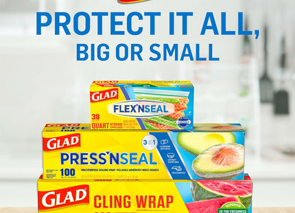 Glad Press’N Seal Plastic Food Wrap Roll Leak-proof 70 Sq Ft 1ct - Kitchen & Dining > Storage Cling Film Foil Wraps