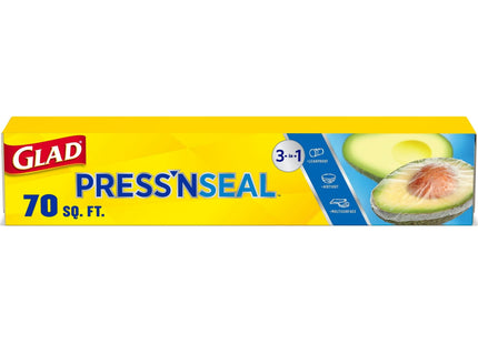 Glad Press’N Seal Plastic Food Wrap Roll Leak-proof 70 Sq Ft 1ct (12 Pack) - Kitchen & Dining > Storage Cling Film