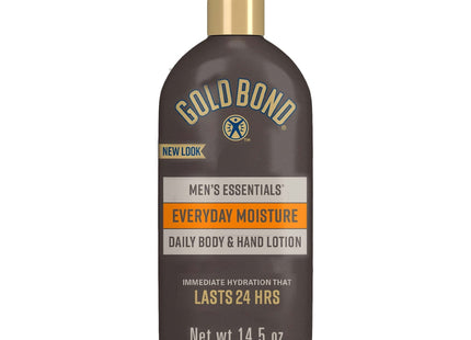 Gold Bond Men’s Essentials Hydrating Moisture Body-Hand Lotion 14.5oz (24 Pack) - Personal Care > Skin & Moisturizer