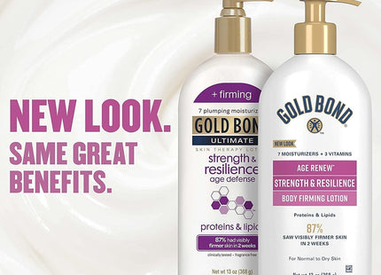 Gold Bond Age Renew Strength & Resilience Body Lotion Unscented 13oz (12 Pack) - Personal Care > Skin Moisturizer