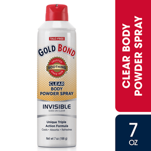 Gold Bond No Mess Invisible Clear Body Powder Spray Absorbs Sweat 7oz (2 Pack) - Personal Care > Skin Powders