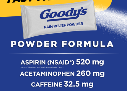 Goody’s Extra Strength Headache Powders Fast Pain Relief Aspirin 50ct (3 Pack) - Health Care > Over-the-Counter