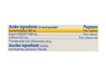 Goody’s Extra Strength Headache Powders Fast Pain Relief Aspirin 50ct (6 Pack) - Health Care > Over-the-Counter