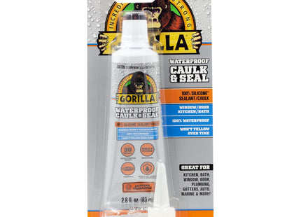 Gorilla Glue Silicone Sealant Caulk & Seal All-Purpose 2.8oz (11 Pack) - Business Industrial > Adhesives Sealants Tapes