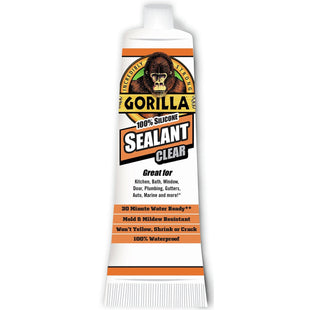 Gorilla Glue Silicone Sealant Caulk & Seal All-Purpose 2.8oz (11 Pack) - Business Industrial > Adhesives Sealants Tapes