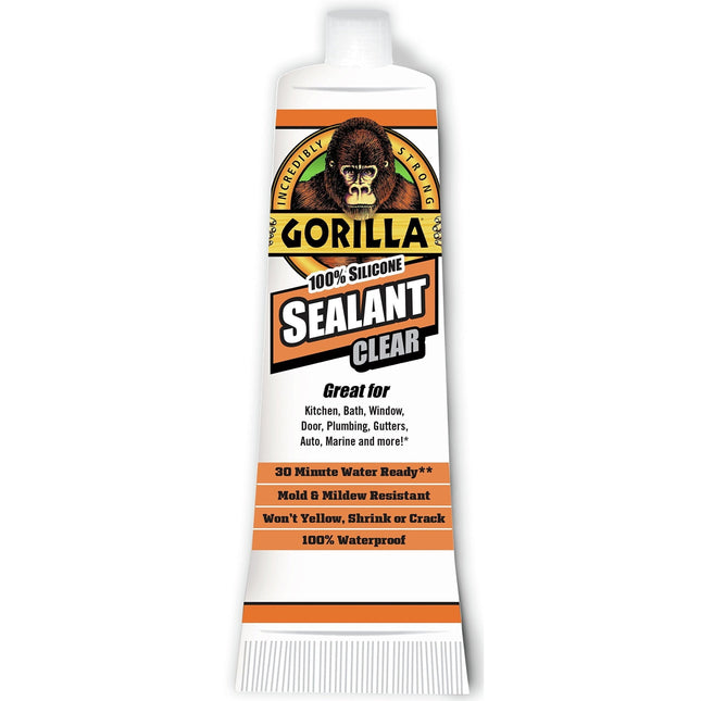 Gorilla Glue Silicone Sealant Caulk & Seal All-Purpose 2.8oz (11 Pack) - Business Industrial > Adhesives Sealants Tapes