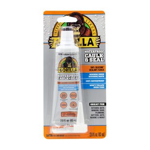 Gorilla Glue Silicone Sealant Caulk & Seal All-Purpose 2.8oz (8 Pack) - Business Industrial > Adhesives Sealants Tapes