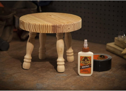 Gorilla Water Based Wood Glue Natural Color Indoor-Outdoor Use 4oz (8 Pack) - Business & Industrial > Adhesives