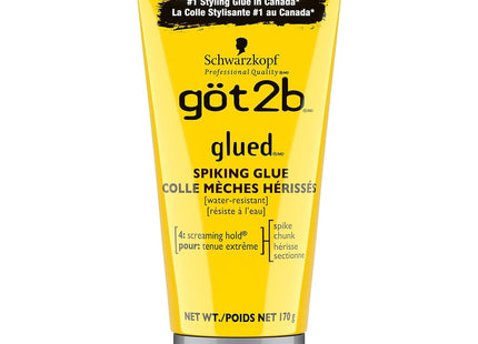 Got2b Glued Styling Spiking Hair Gel Water Resistant Unisex 6oz (12 Pack) - Personal Care > & Products