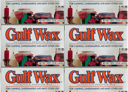 Gulf wax Misc Canning Candle Household Paraffin Wax 16oz (12 Pack) - Collectibles & Art > Crafts