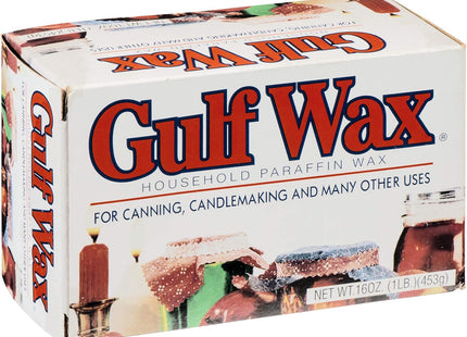 Gulf wax Misc Canning Candle Household Paraffin Wax 16oz (24 Pack) - Collectibles & Art > Crafts