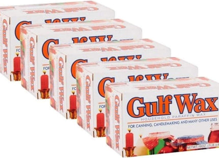 Gulf wax Misc Canning Candle Household Paraffin Wax 16oz (24 Pack) - Collectibles & Art > Crafts