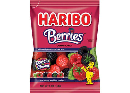 a bag of hardbo berries with a bear on top