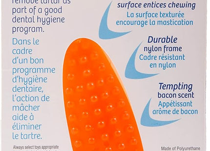Hartz Chew n Clean Tuff Bone Dental Dog Toy Medium Color May Vary (24 Pack) - Pet Supplies > Toys