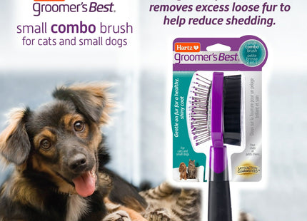 Hartz Groomer’s Best Grooming Combo Brush for Cats and Small Dog (12 Pack) - Pet Supplies > Brushes Combs & Rakes