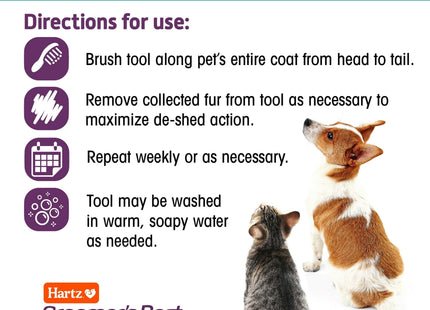 Hartz Groomer’s Best Grooming Combo Brush for Cats and Small Dog (24 Pack) - Pet Supplies > Brushes Combs & Rakes