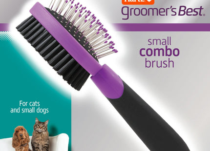 Hartz Groomer’s Best Grooming Combo Brush for Cats and Small Dog (24 Pack) - Pet Supplies > Brushes Combs & Rakes