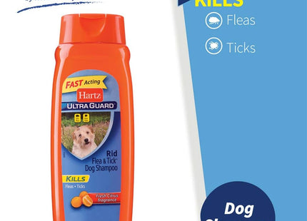 Hartz Ultra-Guard Plus Flea & Tick Dogs Shampoo Fresh Citrus Scent 18oz (3 Pack) - Pet Supplies > Grooming Wash