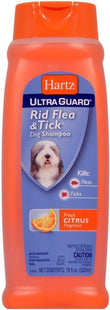 Hartz Ultra-Guard Plus Flea & Tick Dogs Shampoo Fresh Citrus Scent 18oz (3 Pack) - Pet Supplies > Grooming Wash