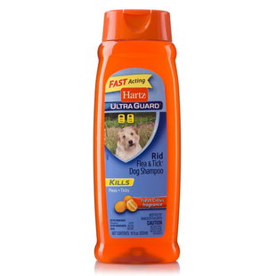 Hartz Ultra-Guard Plus Flea & Tick Dogs Shampoo Fresh Citrus Scent 18oz (3 Pack) - Pet Supplies > Grooming Wash