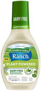 a bottle of plant powered dairy