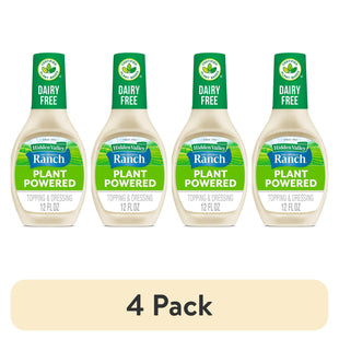 Hidden Valley Original Ranch Plant Powered Salad Dressing-Topping 12oz (4 Pack) - Food & Beverages > Condiments Sauces