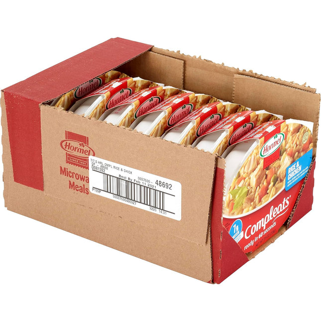 Hormel Compleats Microwavable Meal Chicken & Rice Shelf Stable 7.5oz (7 Pack) - Food Beverages > Prepared Ready Meals