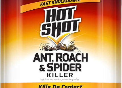 Hot Shot Ant Roach & Spider Killer Unscented Aerosol Spray 17.5 Floz (3 Pack) - Household Supplies > Insect Grub