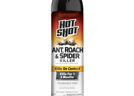 Hot Shot Ant Roach & Spider Killer Unscented Aerosol Spray 17.5 Floz (3 Pack) - Household Supplies > Insect Grub