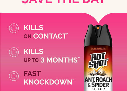 Hot Shot Ant Roach & Spider Killer Unscented Aerosol Spray 17.5 Floz - Household Supplies > Insect Grub Control