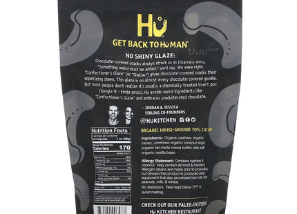 Hu Cashews + Vanilla Bean Organic Dark Chocolate Covered Hunks 4oz (2 Pack) - Personal Care > Sweets & Assortments