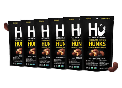 Hu Cashews + Vanilla Bean Organic Dark Chocolate Covered Hunks 4oz - Personal Care > Sweets & Assortments