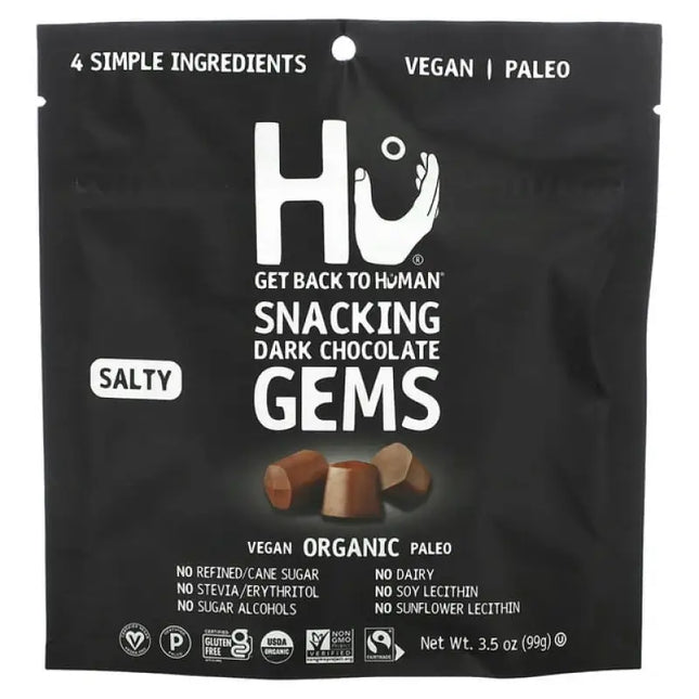 Hu - Dark Chocolate Snacking Gems Salty - 3.5 oz.