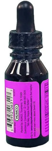 a bottle of liquid with a black cap