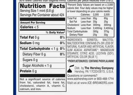 Ice Breakers Coolmint Sugar Free Breath Mints Mint Candy 1.5oz - Food & Beverages > Sweets Chocolate Gums