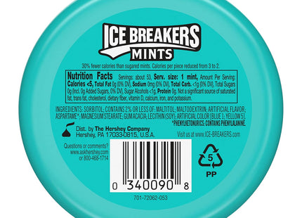 Ice Breakers Wintergreen Cooling Crystals Sugar Free Mints Candy 1.5oz (12 Pack) - Food & Beverages > Sweets Chocolate