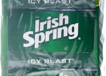 Irish Spring Icy Blast Refreshing 12H Deodorant Soap 3 X 3.75 Bar Each (4 Pack) - Personal Care > Bath & Body Soaps