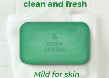 a green soap bar with the words, keep your skin clean and keep your skin fresh