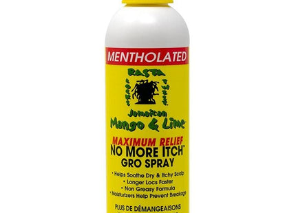 Jamaican Mango & Lime No More Itch Gro Spray Rasta Locks Twist 8oz (12 Pack) - Personal Care > Hair Styling Products